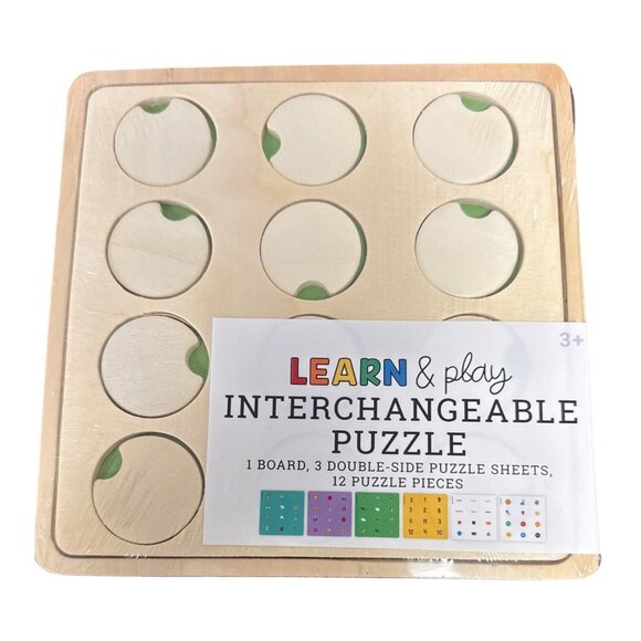 Learn & Play Interchangeable Educational Puzzle Set For Curious Young Minds - Picture 2 of 16